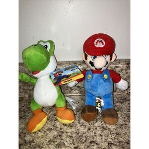 Nintendo Super Mario Plush‎ Stuffed Toys Bundle Lot Yoshi